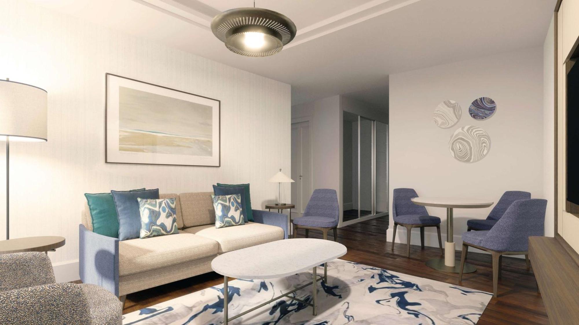 Hilton Mall Of Istanbul Exteriör bild A staged living room