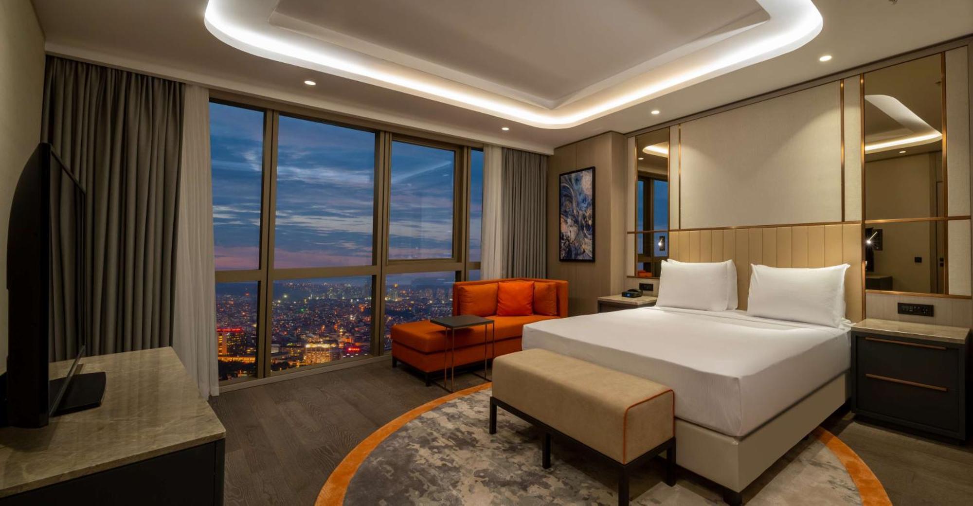 Hilton Mall Of Istanbul Exteriör bild A bedroom at the hotel